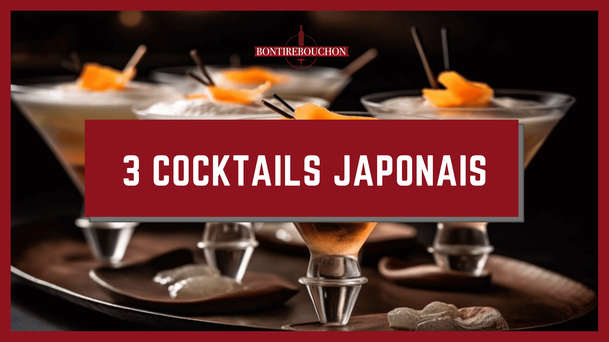 3 Cocktails Japonais