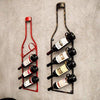 Iron hang ledge wine rack bottles of metal decorative wall frame bar accessories home bars champagne European ideas