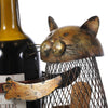 Porte-bouteille de Vin<br> Chat Métal